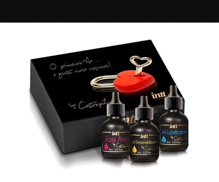 Kit meu primeiro anal (desenbilizante mais gloss mais lubrificante intt.