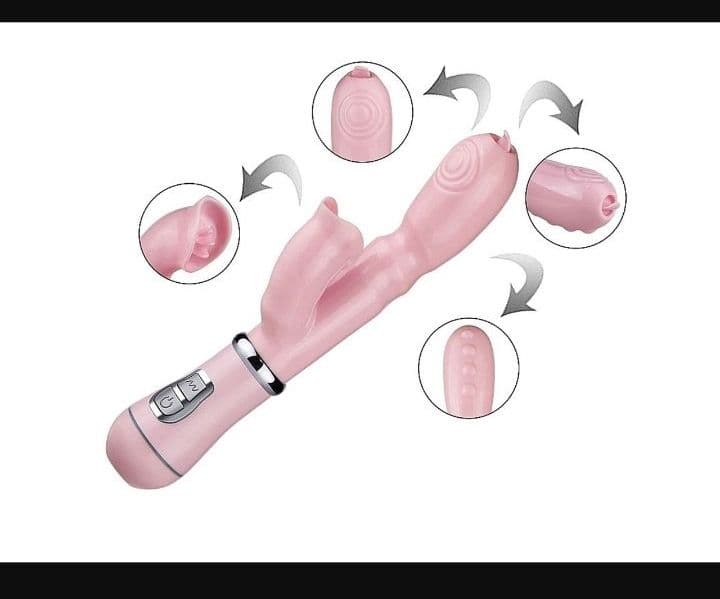 Vibrador de Ponto G e Clitóris Recarregável - Importado.